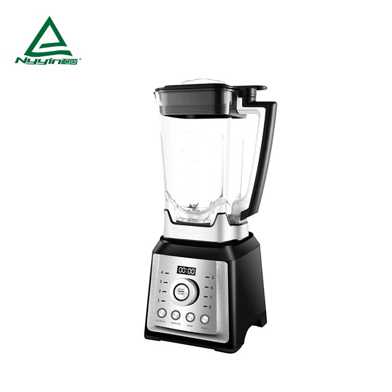 Heavy duty Blender with 2.0L Tritan jar, LED display, One rotary knob control, 3 pre-programmed presets, Pulse function key 2000W NY-8088MJB