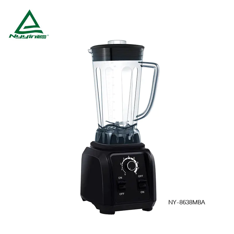 Power  food Blender with 2.0L Tritan Jar, Safety Switch，Dial Speed Knob, Pulse toggle. CE,CB,ETL,CETL,RoHS,REACH,BSCI 2000W  NY-8638MXA
