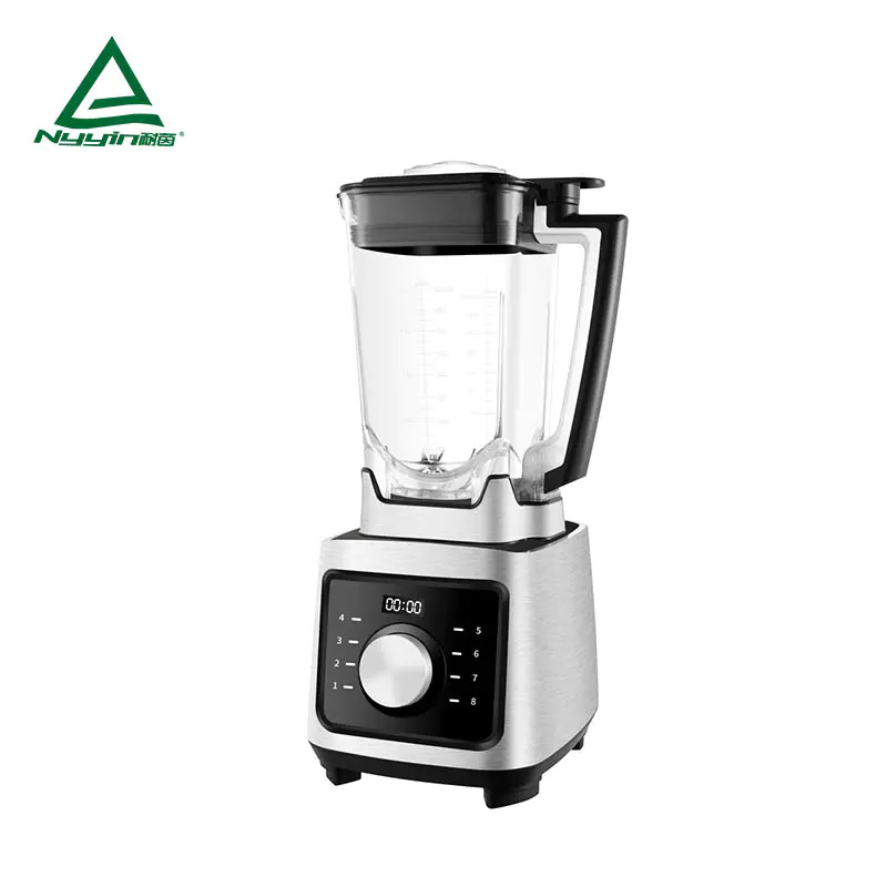 Professional ice Blender with 2.0L Tritan jar, LED display, One rotary knob with dial speed Control of 8 level, Aluminum die cast housing 2000W  NY-8658MJA