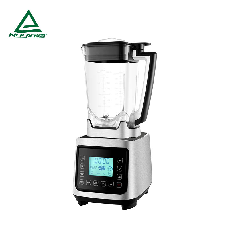 Commercial Blender with 2.0L Tritan glass jar, LCD display, Touch control, 6 pre-programmed presets, Aluminum die cast housing 2000W  NY-8658EJA