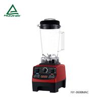 Fruit Blender with 2.0L Unbreakable Tritan jar, LED display, Variable dial speed and 4 pre-programmed presets 2000W  NY-8608MXC