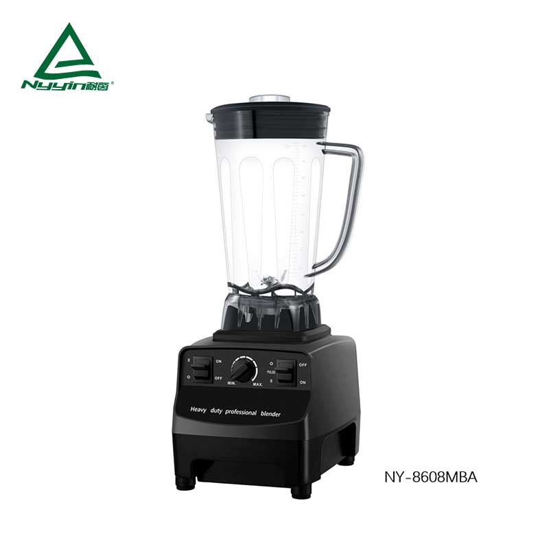 Commercial Blender with 2.0L Tritan Jar, Safety Switch,Variable speed control with PULSE toggle 2000W  NY-8608MXA