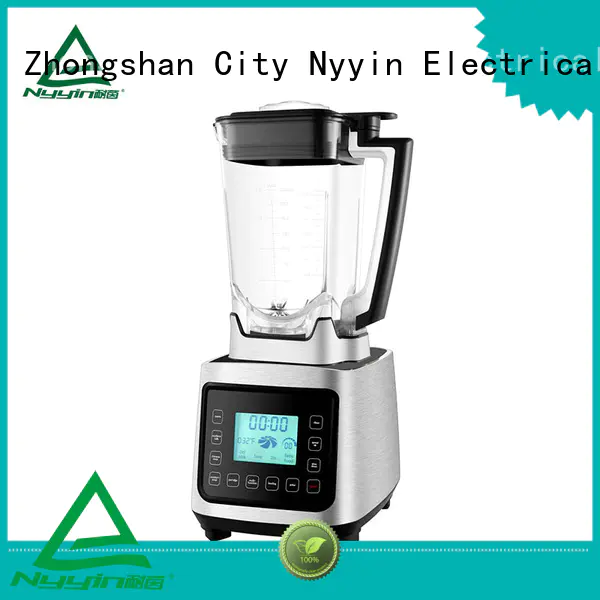 Commercial Blender with 2.0L Tritan glass jar, LCD display, Touch control, 6 pre-programmed presets, Aluminum die cast housing 2000W  NY-8658EJA